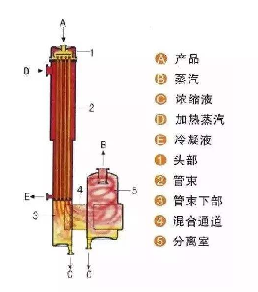 刮板薄膜蒸發器結構圖